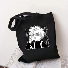 Hunter X Hunter Tote Bag Canvas Harajuku Handbag Anime Manga Shopping Bag