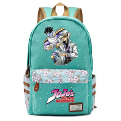 JoJo's Bizarre Adventure Backpack Student Schoolbag Canvas Knapsack