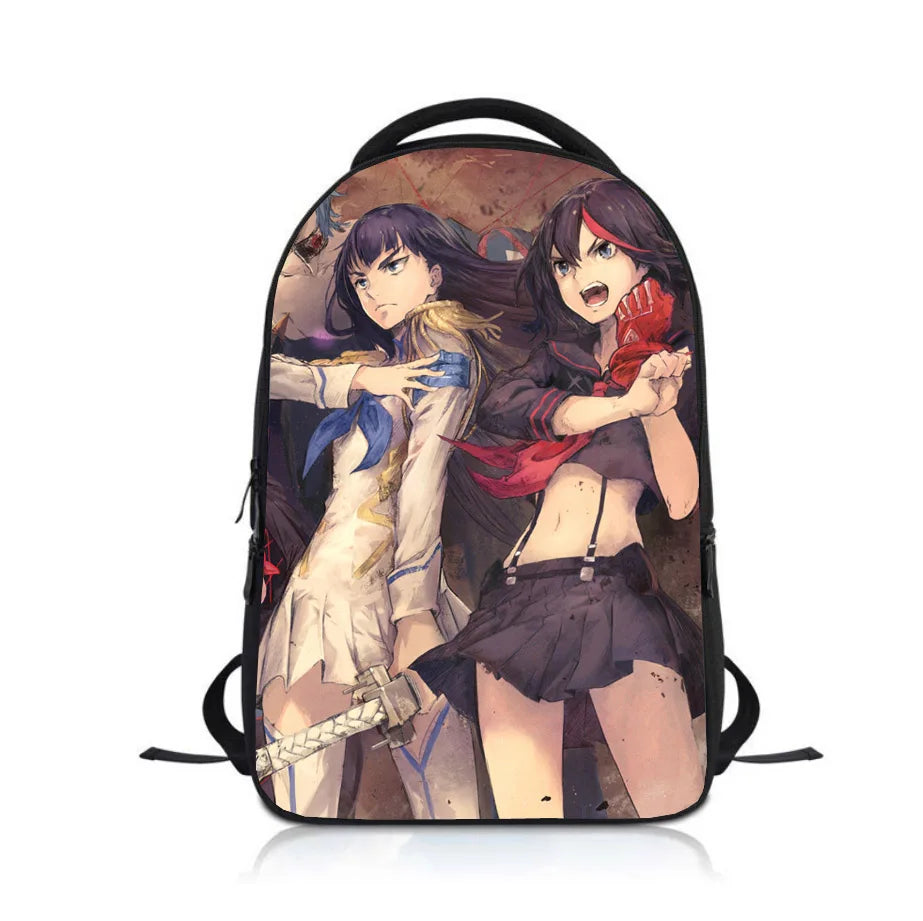 Anime KILL la KILL Students Backpack School Bag Children Cartoon Knapsack Boys G
