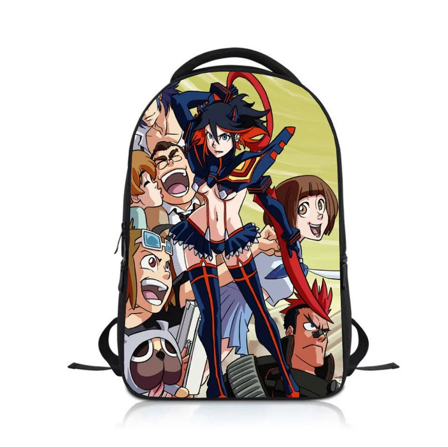 Anime KILL la KILL Students Backpack School Bag Children Cartoon Knapsack Boys G