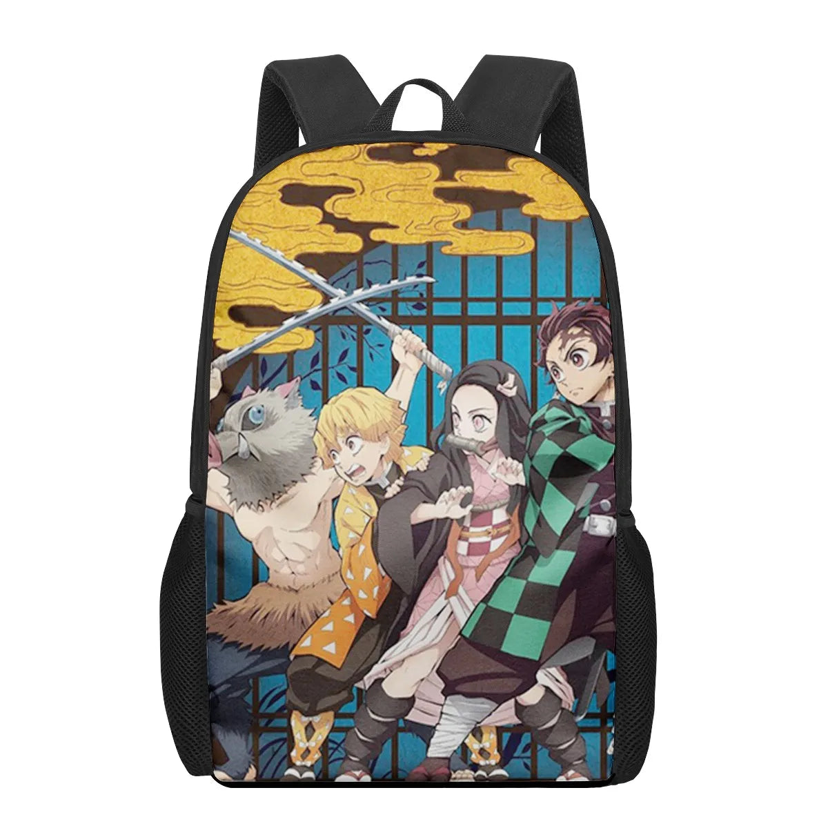 Kimetsu no Yaiba 3D Print School Bags for Kids Book Bag