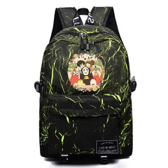 Anime Spirited Away Mochila Backpack Schoolbag Casual High Teenger Packsack
