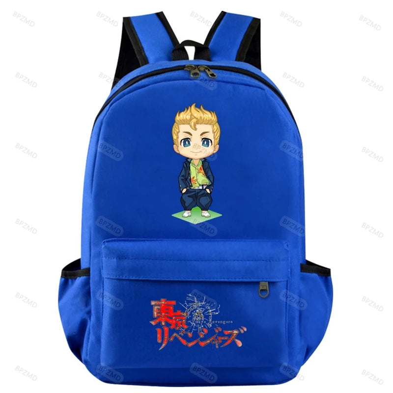 Anime Tokyo Revengers Backpack for Boys Girls Student Bookbag