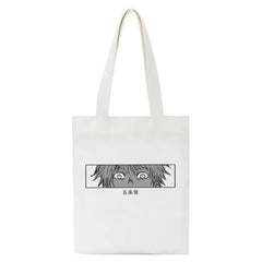 Jujutsu Kaisen Anime Women Canvas Tote Bag Harajuku Shopping Handbag