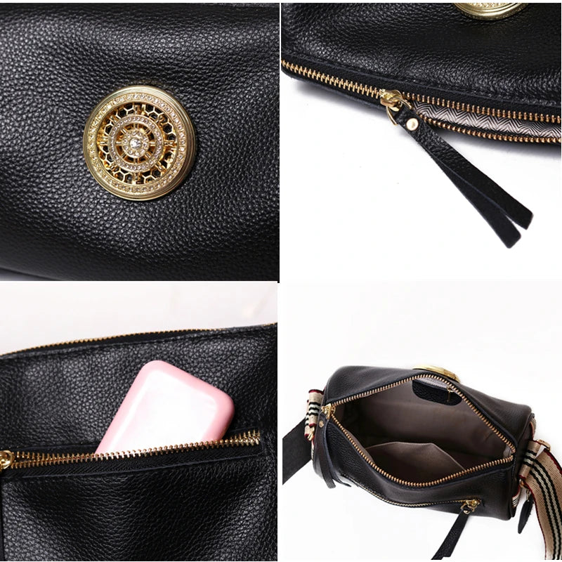 Small Leather Shoulder Bag for Women Crossbody Purse