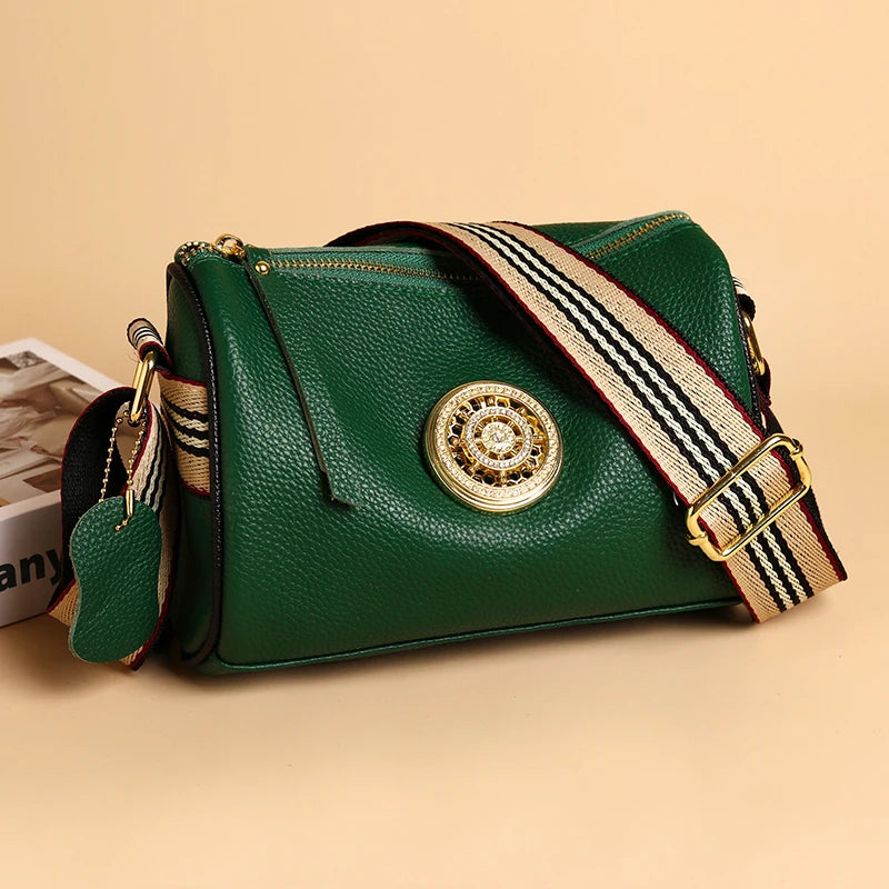 Small Leather Shoulder Bag for Women Crossbody Purse