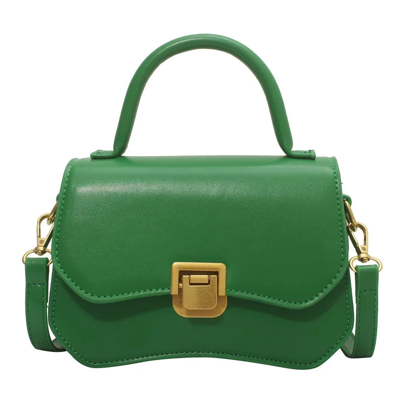 Lock Flap Women Bags PU Leather Crossbody Small Handbag Shoulder Bags