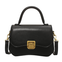 Lock Flap Women Bags PU Leather Crossbody Small Handbag Shoulder Bags