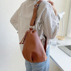 Soft Leather Crossbody Bag for Women Summer Casual Handbag
