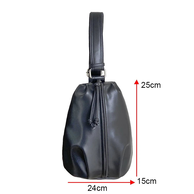 Soft Leather Crossbody Bag for Women Summer Casual Handbag