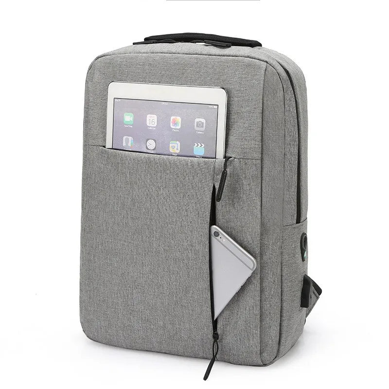 Anti Theft Oxford Men 15 inch Laptop Backpack USB Charging