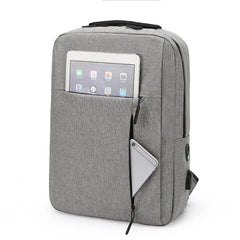 Anti Theft Oxford Men 15 inch Laptop Backpack USB Charging