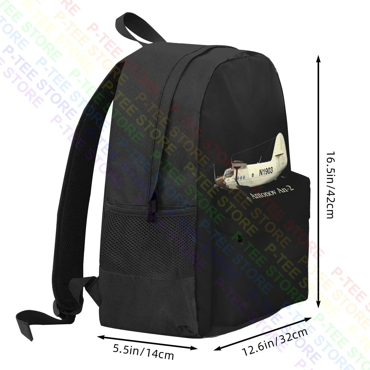 Antonov An-2 Airplane Large Capacity Backpack Travel Beach Bag Gym Tote Bag