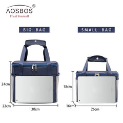 Large Capacity Insulated Lunch Bag Thermal Tote Cooler Picnic Box