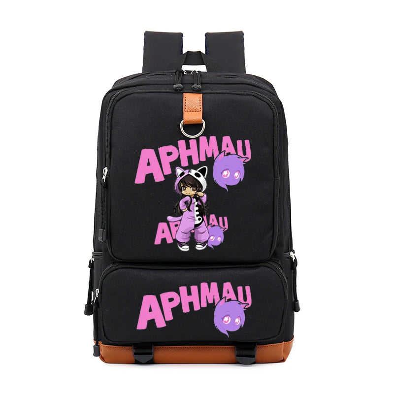 Aphmau Men's Large-Capacity Backpack for School Students