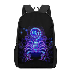 12 Constellations 3D Print School Backpack for Boys Girls Teenager Kids Book Bag