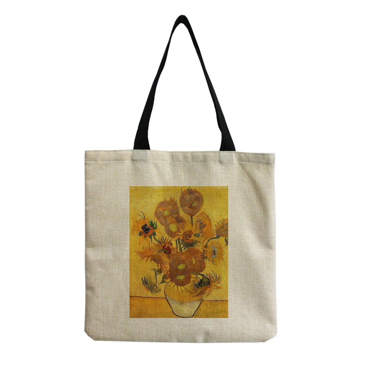 Art Oil Painting Shopper Bag School Teacher Gift Travel Beach Bag Handbag