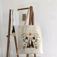 Art Print Shopping Bag Handbag Bolsa de Tela Recycle Bag Shopper Bag