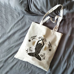 Art Print Shopping Bag Handbag Bolsa de Tela Recycle Bag Shopper Bag