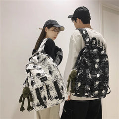 Astronaut Backpack School Bag Unisex Travel Female Books Bag