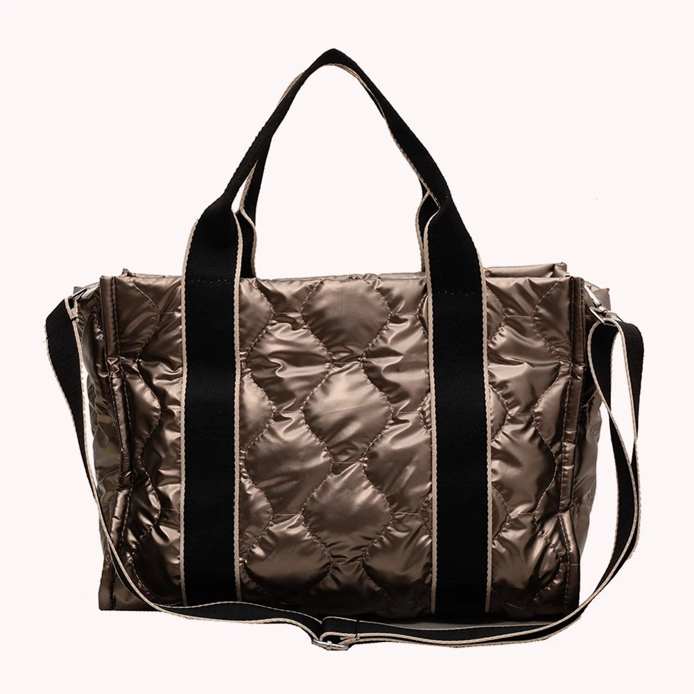 Quilted Women Crossbody Bag Large Capacity for Shopper