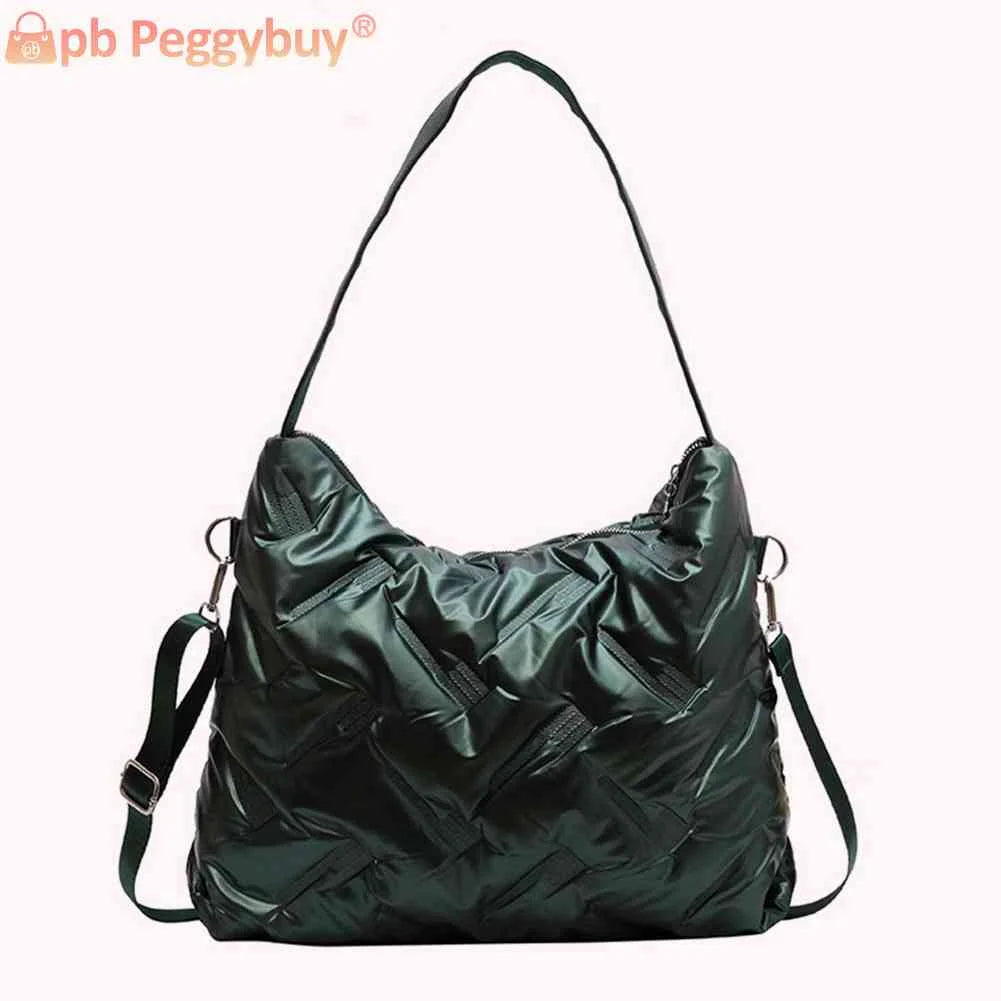 Quilted Shoulder Bag Large Capacity Crossbody Handbag for Women
