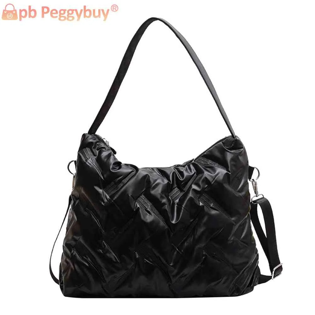 Quilted Shoulder Bag Large Capacity Crossbody Handbag for Women