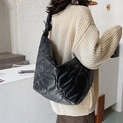 Autumn Winter Shoulder Crossbody Bag Large Capacity Zipper Wild Female Bag
