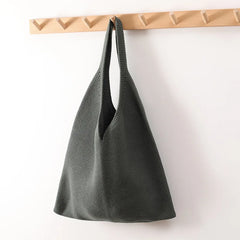 Soft Knitted Shoulder Bag Vintage Handbag