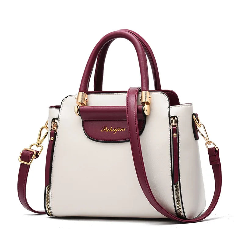 Autumn/Winter 2022 Women's Bag Contrast Large Portable Bag