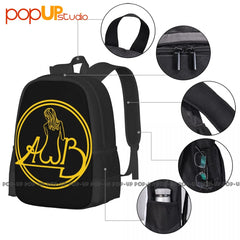 Funny Band Backpack Large Capacity Print Shoe Bag 3D Printing Clothes Backpacks