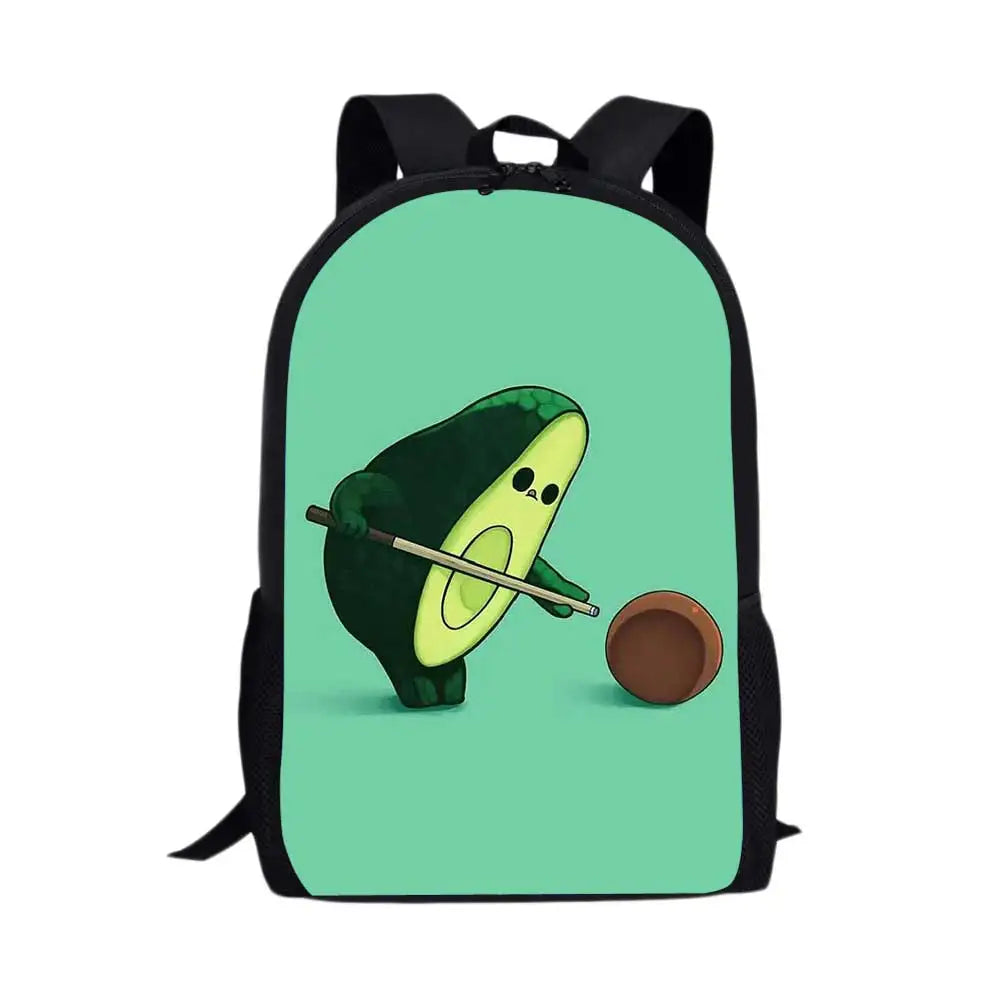 Avocado Children Schoolbag Student Casual Prima