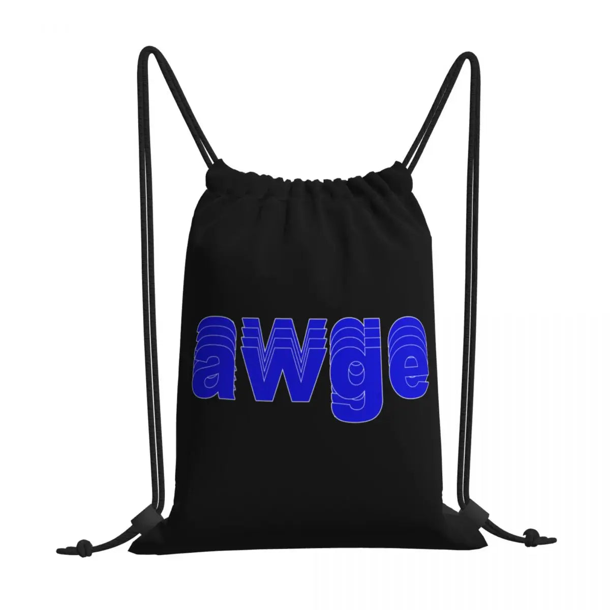 Awge Drawstring Bags Gym Bag Print Training Sports Style School Sport Bag