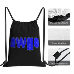 Awge Drawstring Bags Gym Bag Print Training Sports Style School Sport Bag