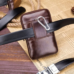 Men's Leather Waist Bag Fanny Pack