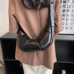 Large Capacity Crossbody Bag Pleated 8P0115