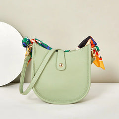 High Solid PU Leather Women's Handbags y2k Crossbody