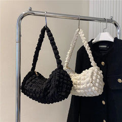 Stylish Pleated Underarm Bag for Women Fashion Handbag 8R013