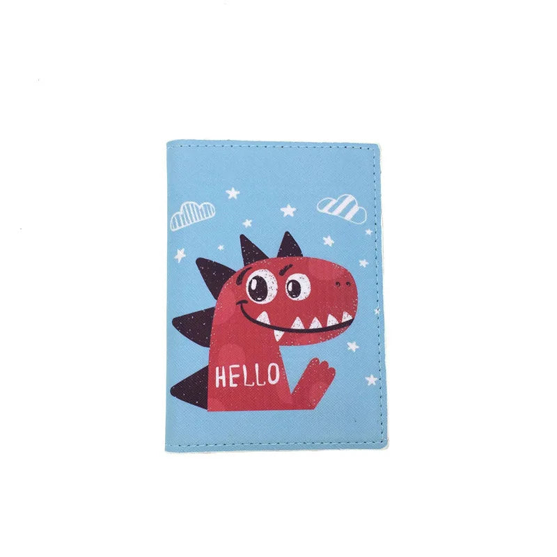 Baby Dinosaur Passport Cover Little Animals And Plants