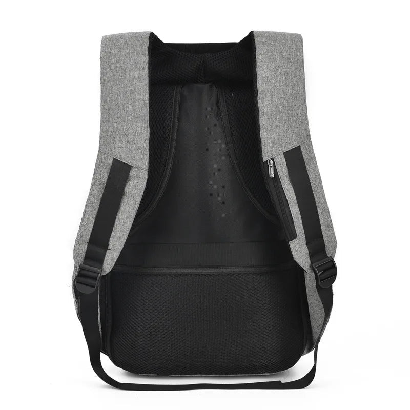 15 inch Unisex Solid Casual Backpack Anti Theft Backpack