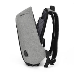 15 inch Unisex Solid Casual Backpack Anti Theft Backpack