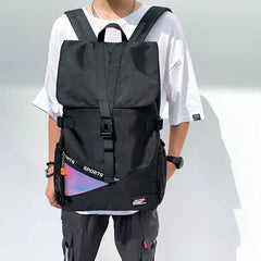 Backpack Students School Bag Large Capacity Youth Unisex Couples