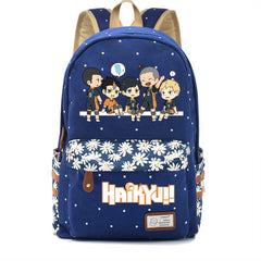 Anime Haikyuu!! Canvas Casual Schoolbag Teenger Mochila Unisex Travel Bag