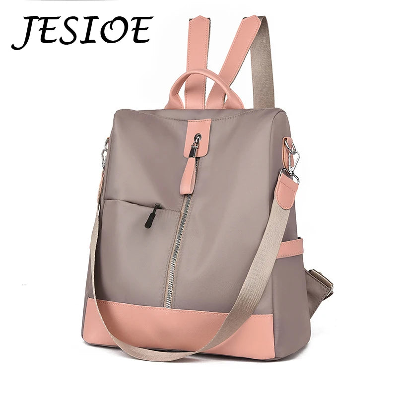 Waterproof Women Backpack Large Capacity School Shoulder Bag