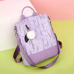 Printed School Bags for Teen Girls Backpacks Flower Print Women Backpacks