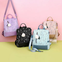 Printed School Bags for Teen Girls Backpacks Flower Print Women Backpacks