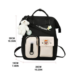 Harajuku Rucksack for Teen Girls School Bag Student Daypack Bookbag