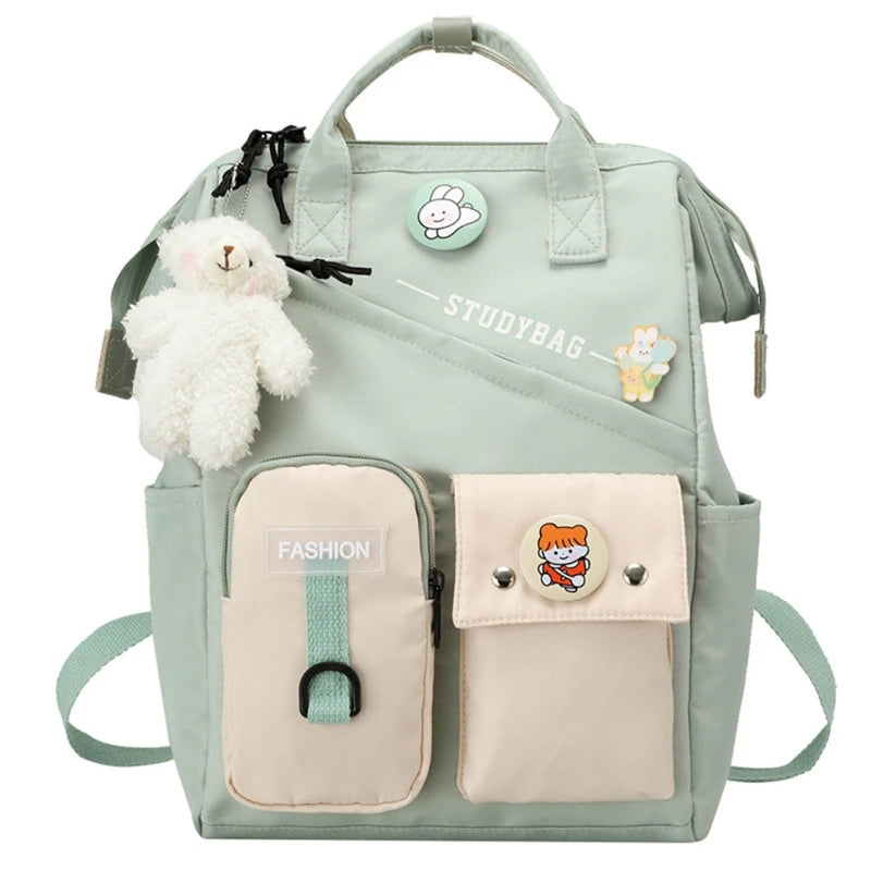 Harajuku Rucksack for Teen Girls School Bag Student Daypack Bookbag