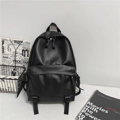 Large Leather Backpack for School Girls