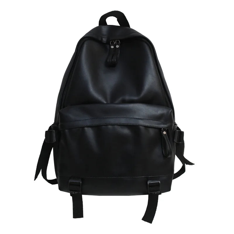 Large Leather Backpack for School Girls